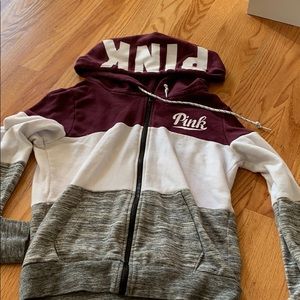 Victoria secret zip up sweater